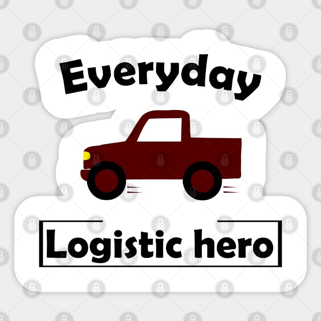 Logistics and transport Sticker by Karpatenwilli
